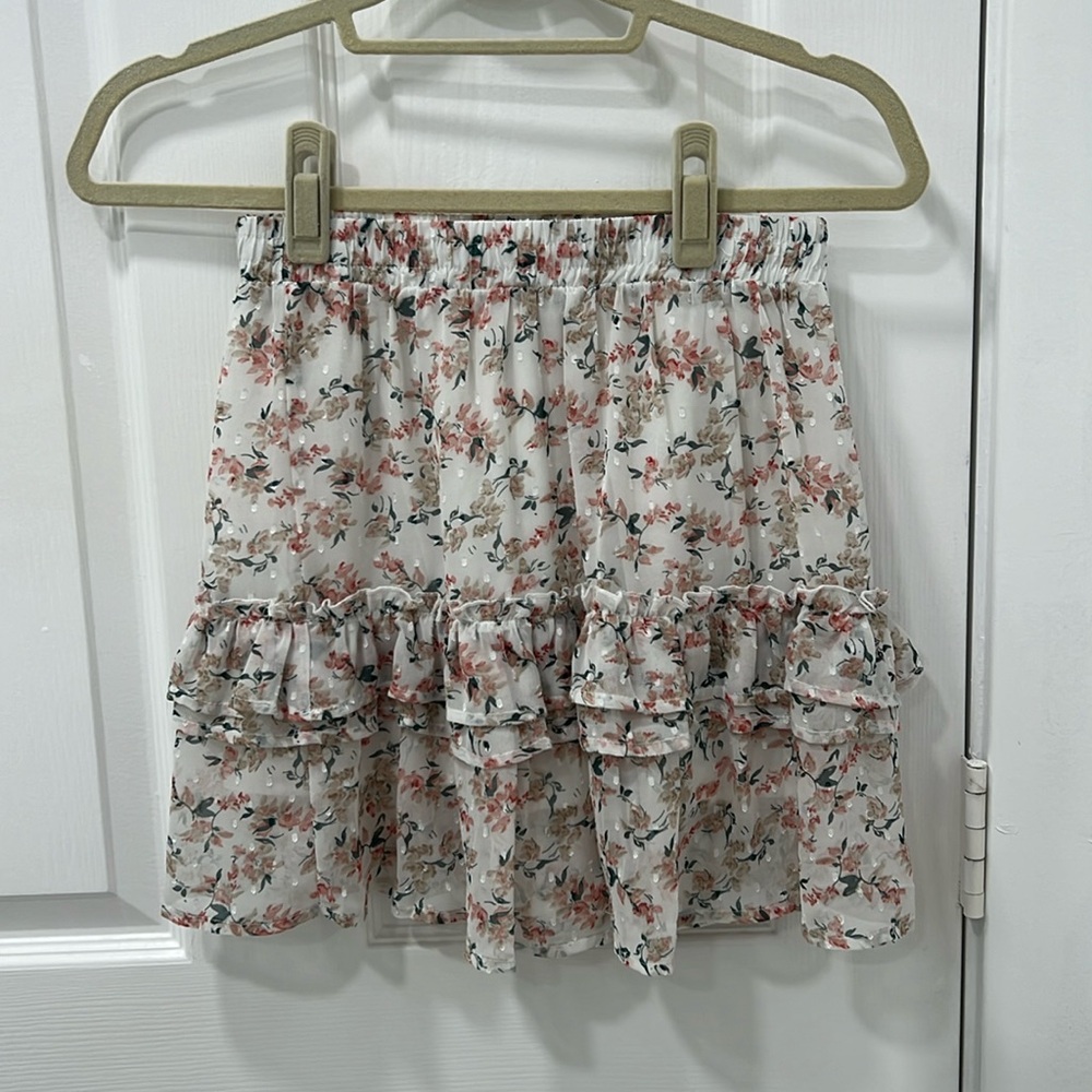 Pookie and Sebastian mini floral skirt